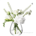 Wide-mouthe Glass Vase simple style Clear Glass vase